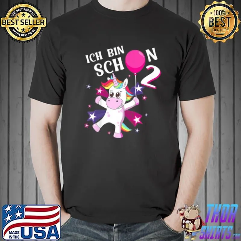 Top Youth Ich bin jetzt schon 2 zwei Jahre alt Girlchen Geburtstags Shirt