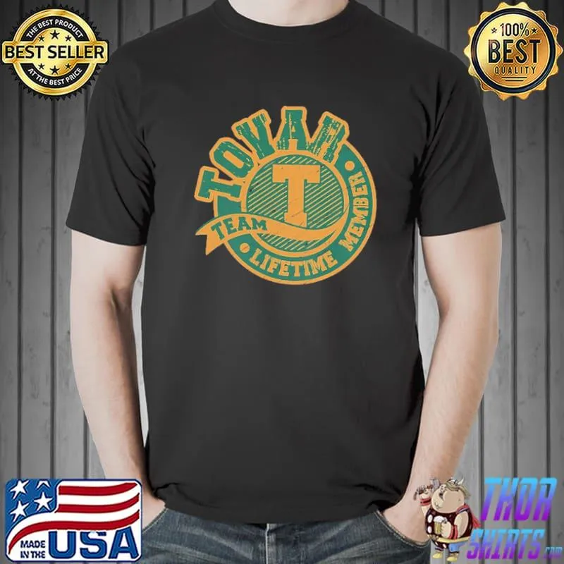 Tovar Team Lifetime Memver Vintage Shirt Unisex
