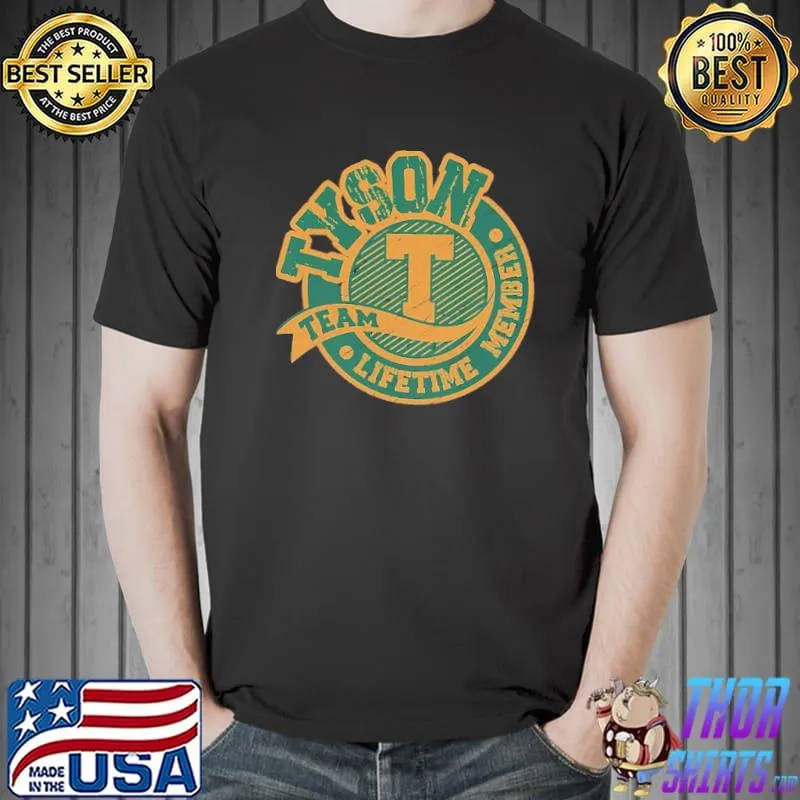 Tyson Team Lifetime Memver Vintage Shirt Unisex