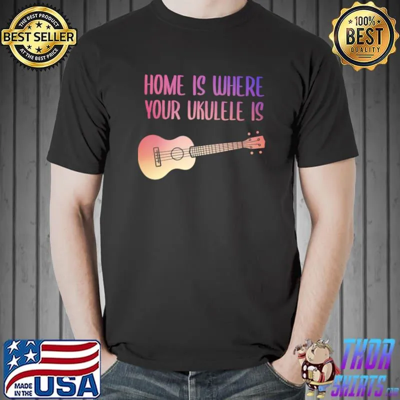 Uke Ukulele Player - Funny Ukulele Premium T-Shirt Unisex