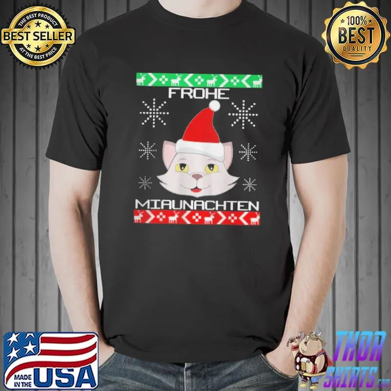 Vintage frohe miaunachten Unisex