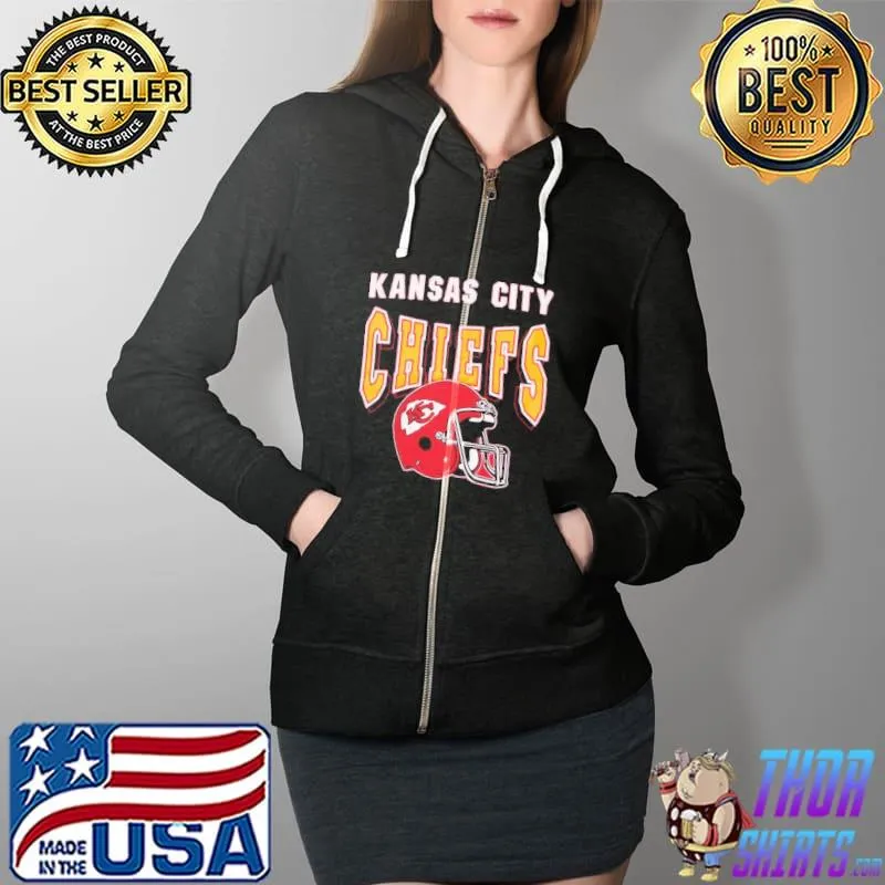 Vintage Kansas City Chiefs Unisex Shirt Full Zip Hooded