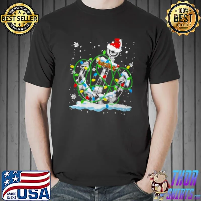 W Anchor Christmas Tee Shirt Unisex