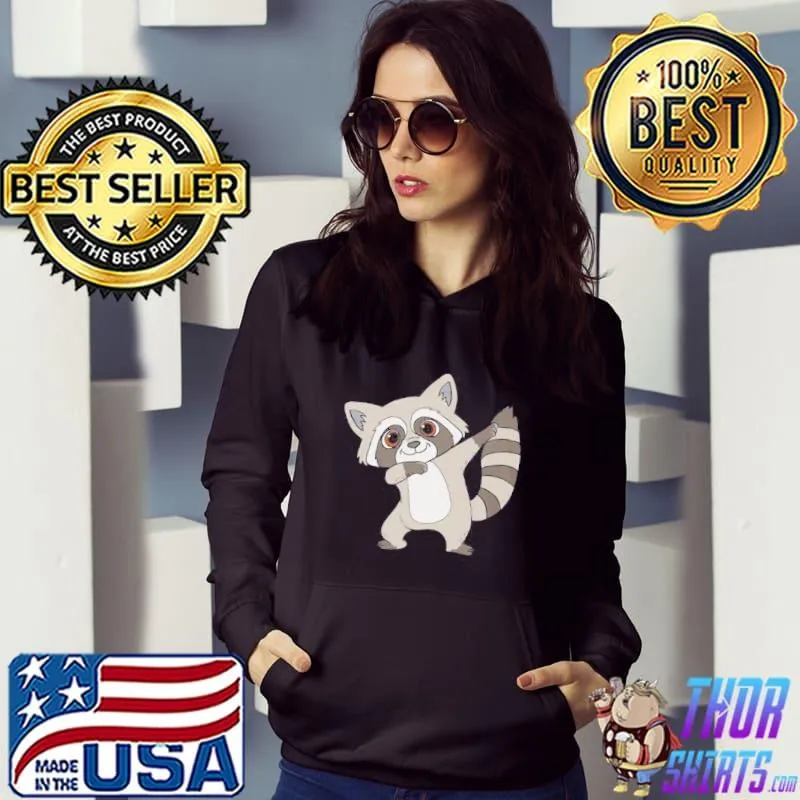 Waschbär dabbing raccoon I waschbären tanzen I tänzer shirt