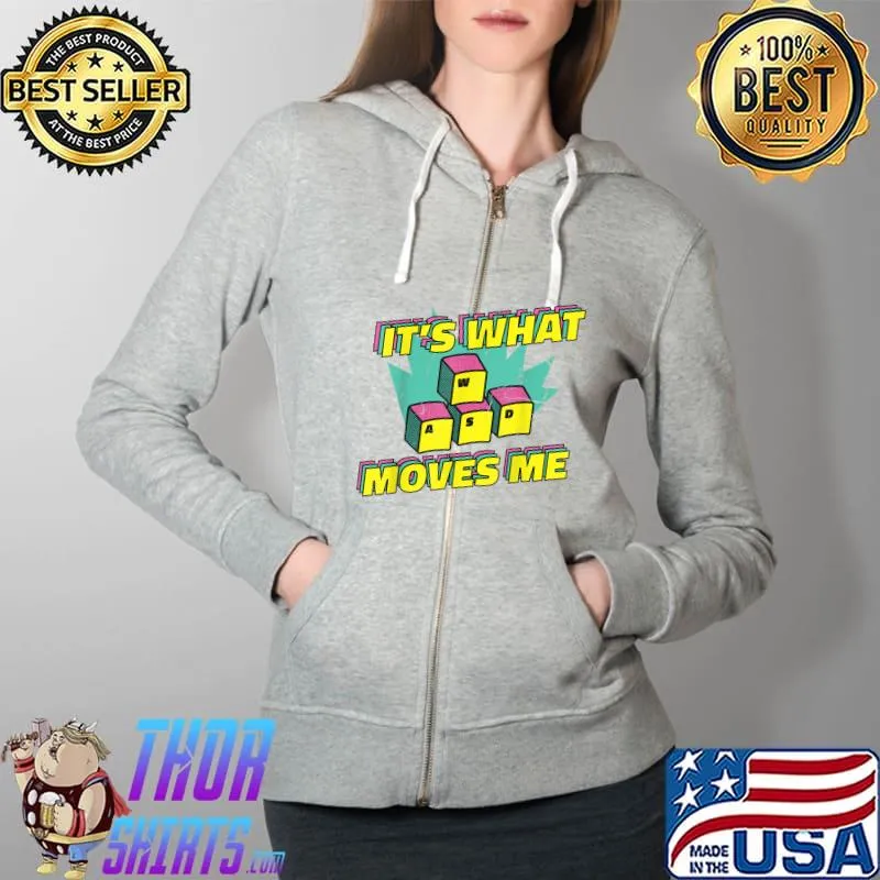 WASD It's What Moves Me Funny Gamer Gamers Keyboard Gaming T-Shirt Full Zip Hooded
