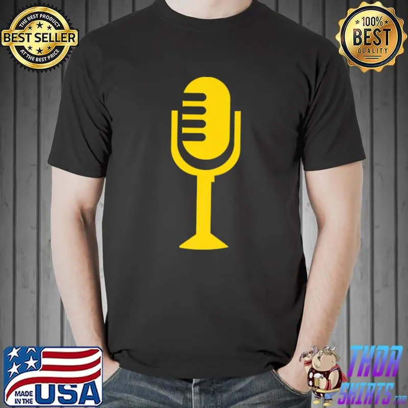 Yellow Mic Premium T-Shirt Unisex