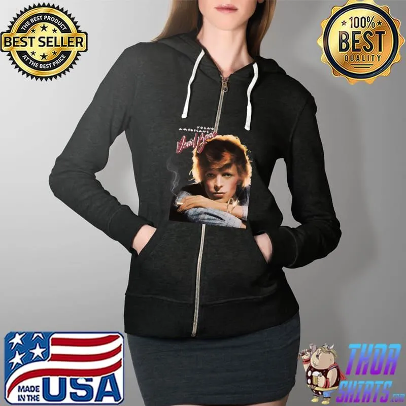 Young American David Bowie Shirt Full Zip Hooded