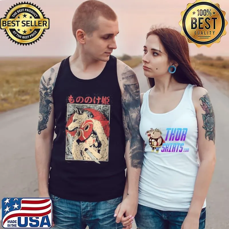 Awesome Anime Princess Mononoke Shirt Tank Top