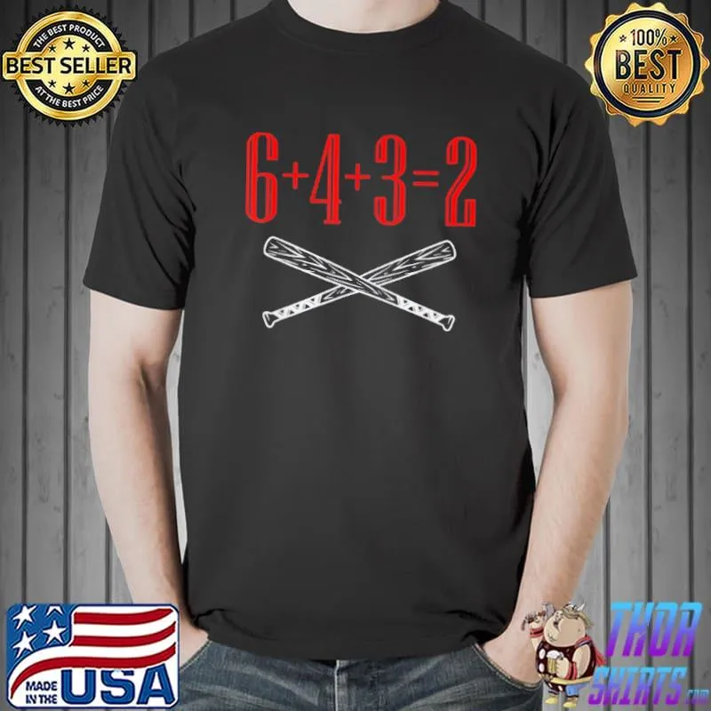 Awesome Baseball 6 4 3 2 Shirt