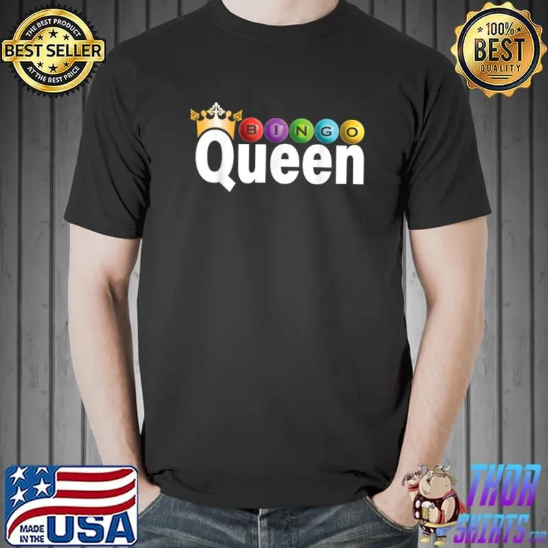 Awesome Bingo Queen T-Shirt Unisex