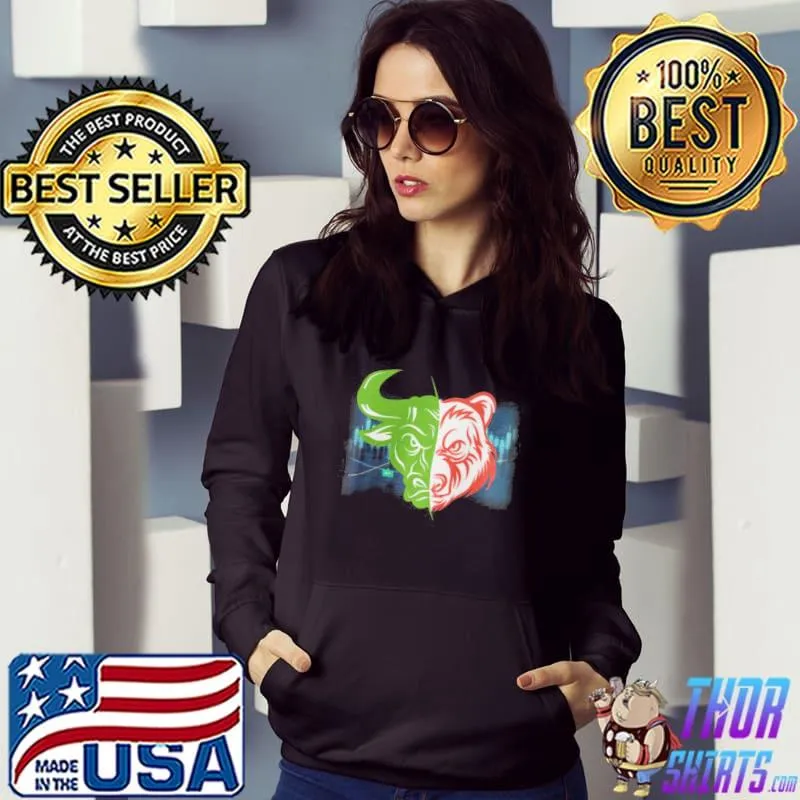 Awesome Bull And Bear Stock Market Trading Shirt