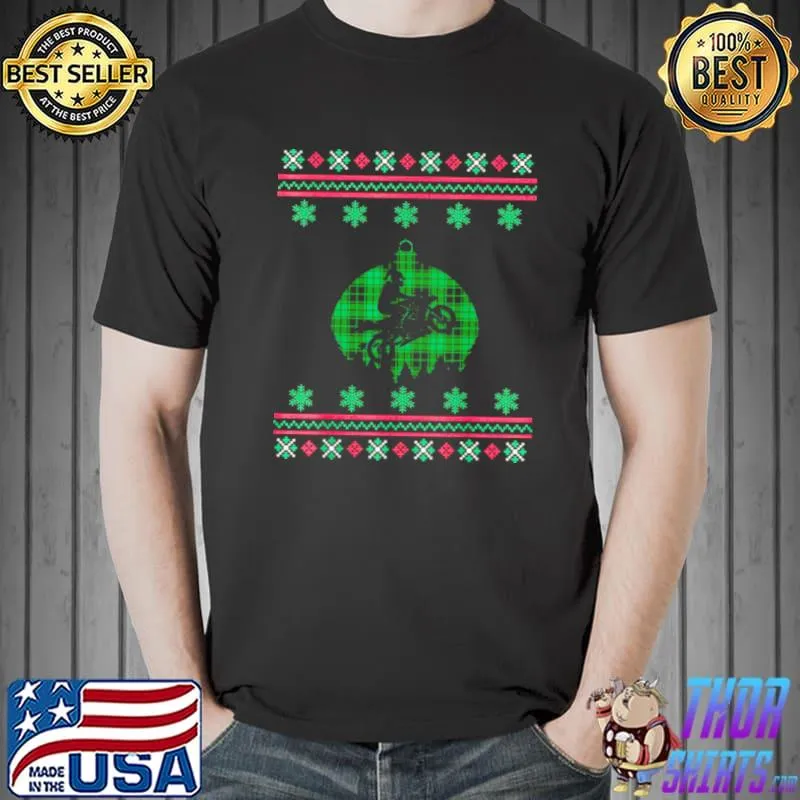 Awesome Christmas Sportbike Motorcycle Shirt Unisex
