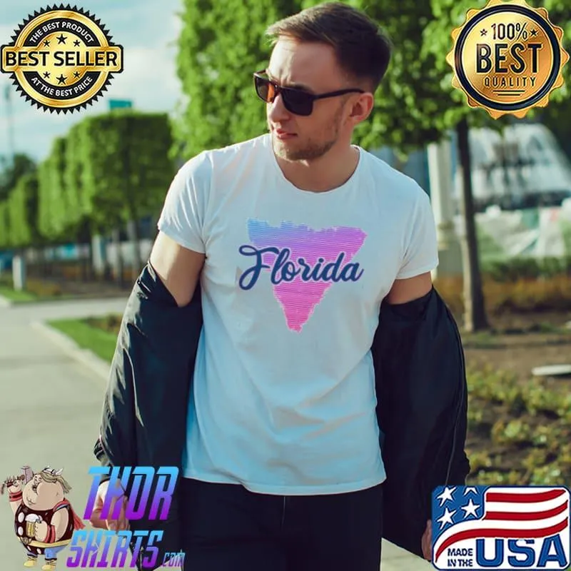 Awesome Florida Retro Neon Shirt Unisex