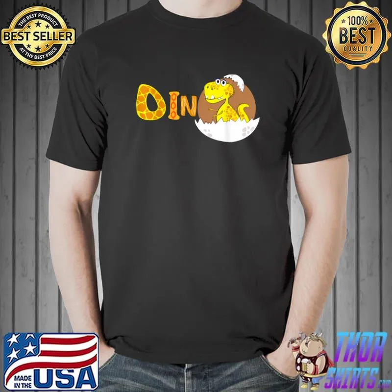 Awesome Funny Dinosaur Hatched From Egg T-Shirt