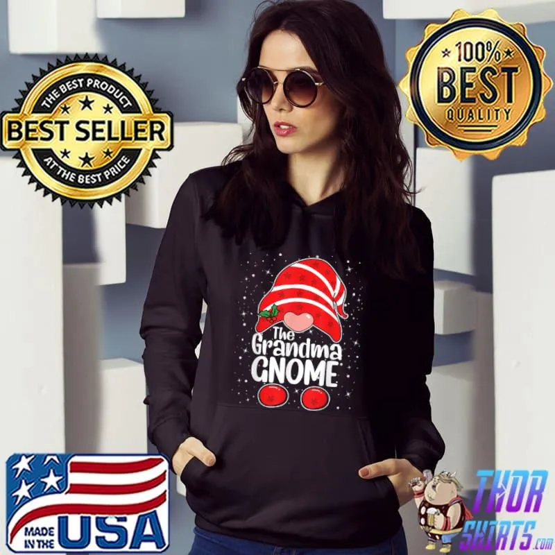 Awesome Grandma Gnome Funny Matching Family Christmas Pajama Xmas T Shirt