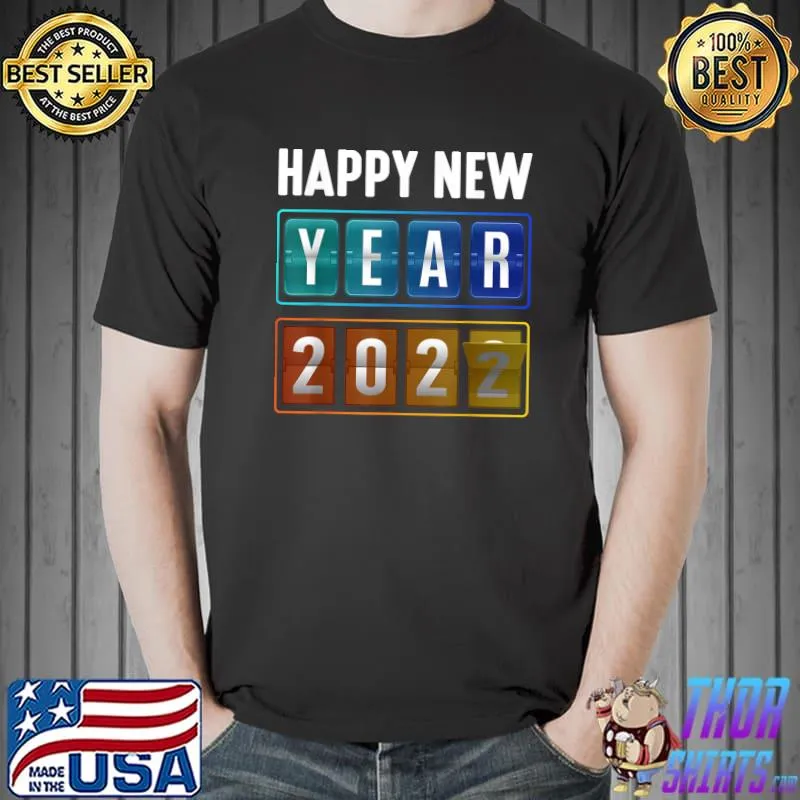 Awesome Happy New Year 2022 New Years Vintage Pajama Family T-Shirt Unisex