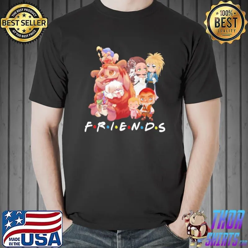 Awesome Labyrinth Characters Friends Chibi Shirt Unisex