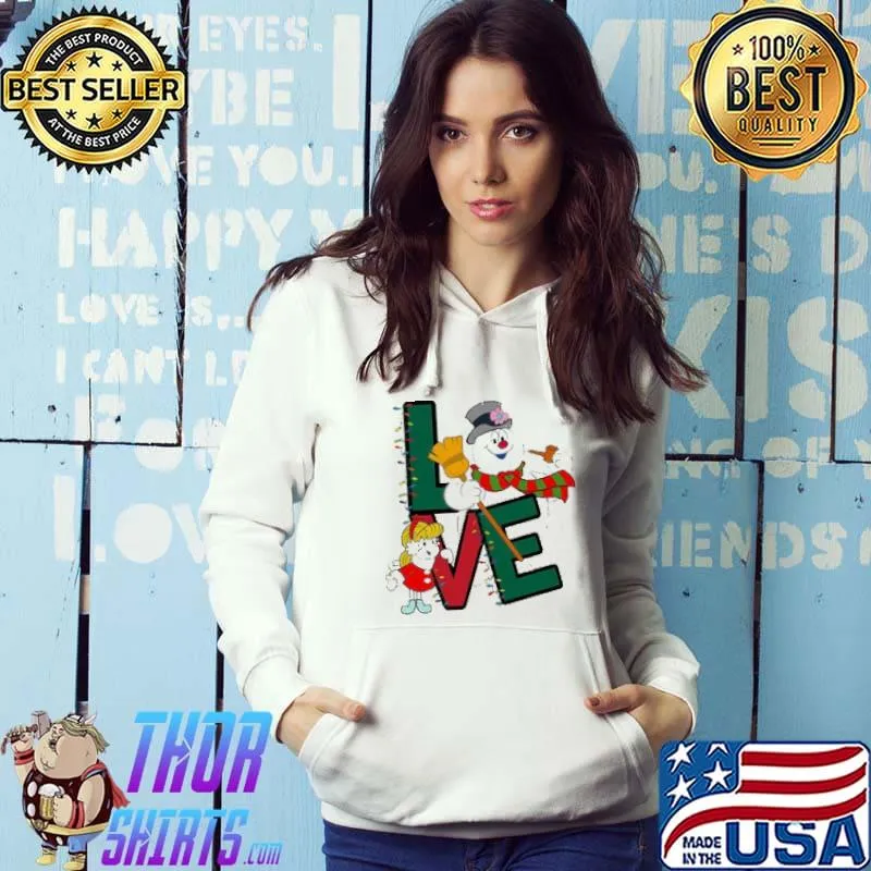 Awesome Love Snowman Shirt