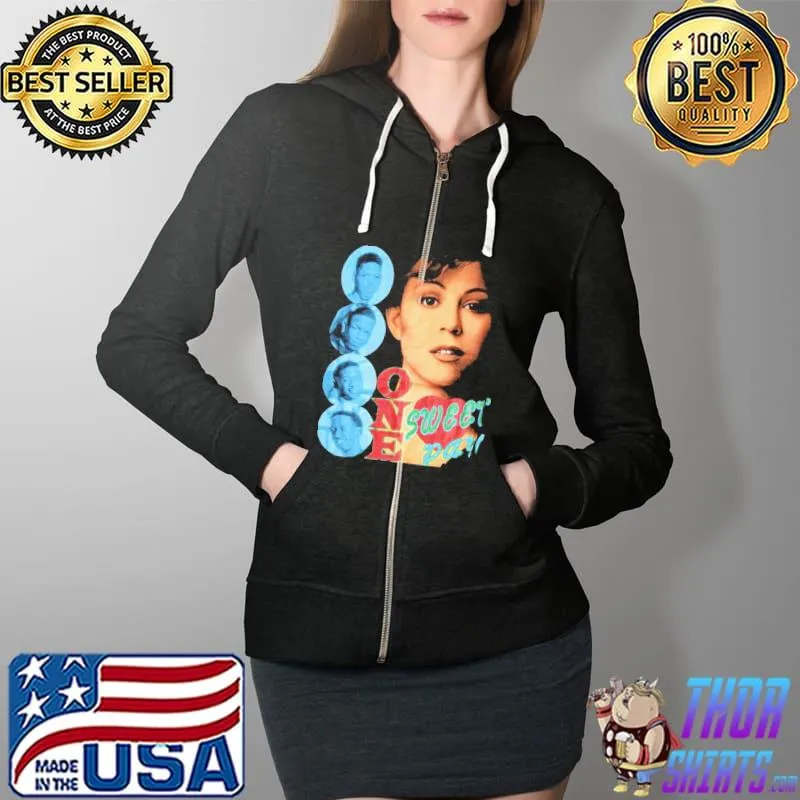 Awesome One Sweet Day Rare Boyz Ii Mariah Carey Retro Shirt Full Zip Hooded