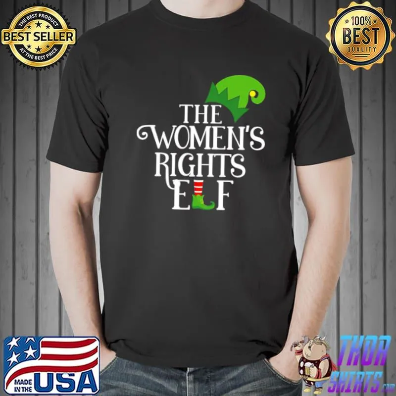 Awesome Rights Elf Matching Family Group Christmas Party Shirt Unisex