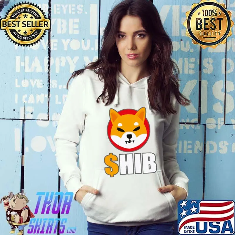 Awesome Shiba Inu logo crypto token to the moon T-shirt