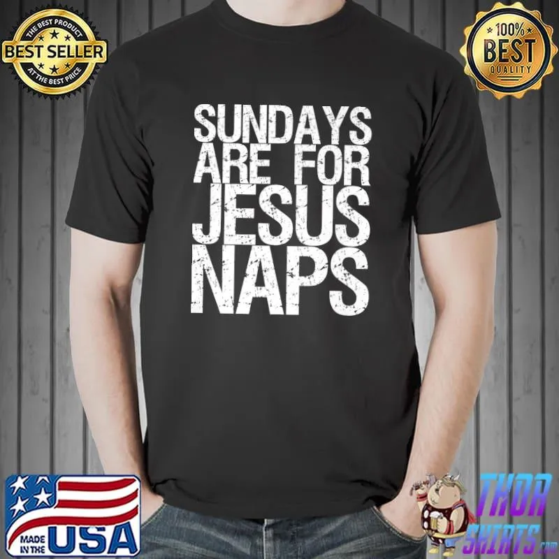 Awesome Sundays Are For Jesus & Naps Premium T-Shirt