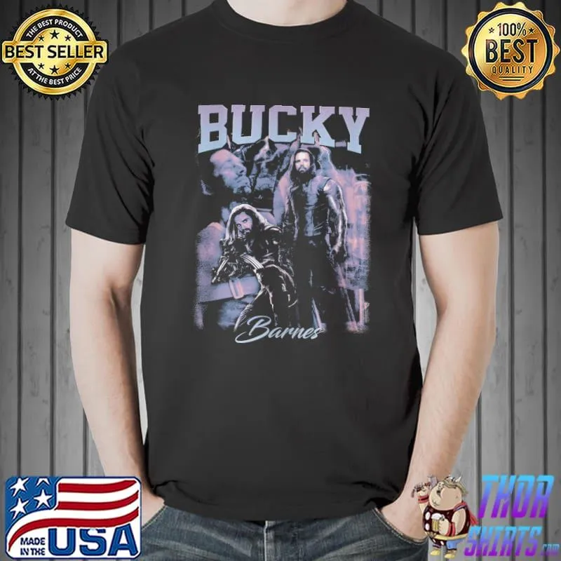 Awesome Vintage Bucky Barnes The Falcon And Winter Soldier Homage Unisex T-Shirt Unisex