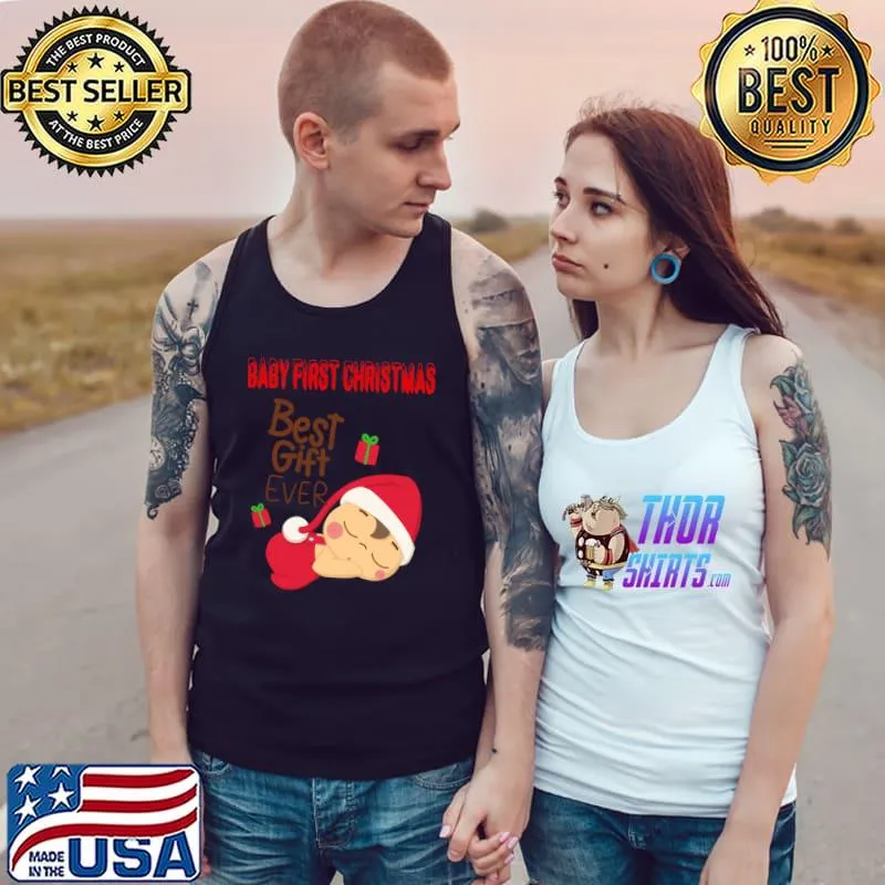 Baby First Christmas, Baby Christmas, Baby Christmas T-Shirt Tank Top