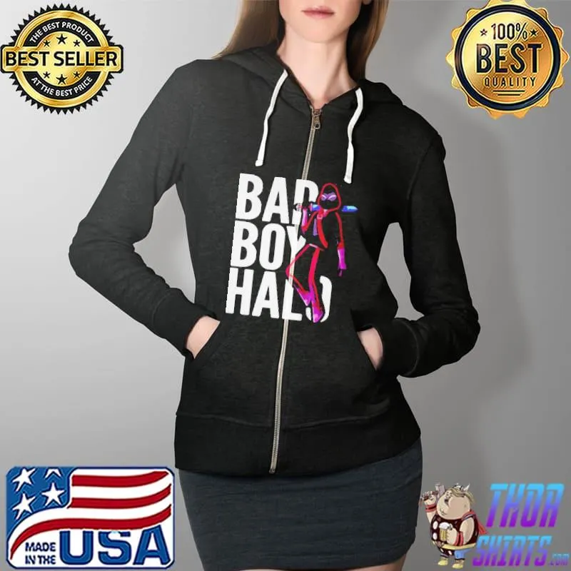 Badboyhalo merch bad boy halo character Full Zip Hooded