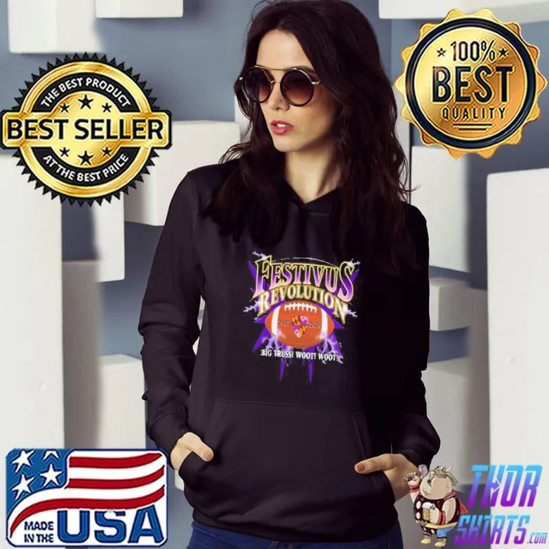 Baltimore Ravens Playoff Festivus 2019 2020 Big Truss Woot Woot Shirt