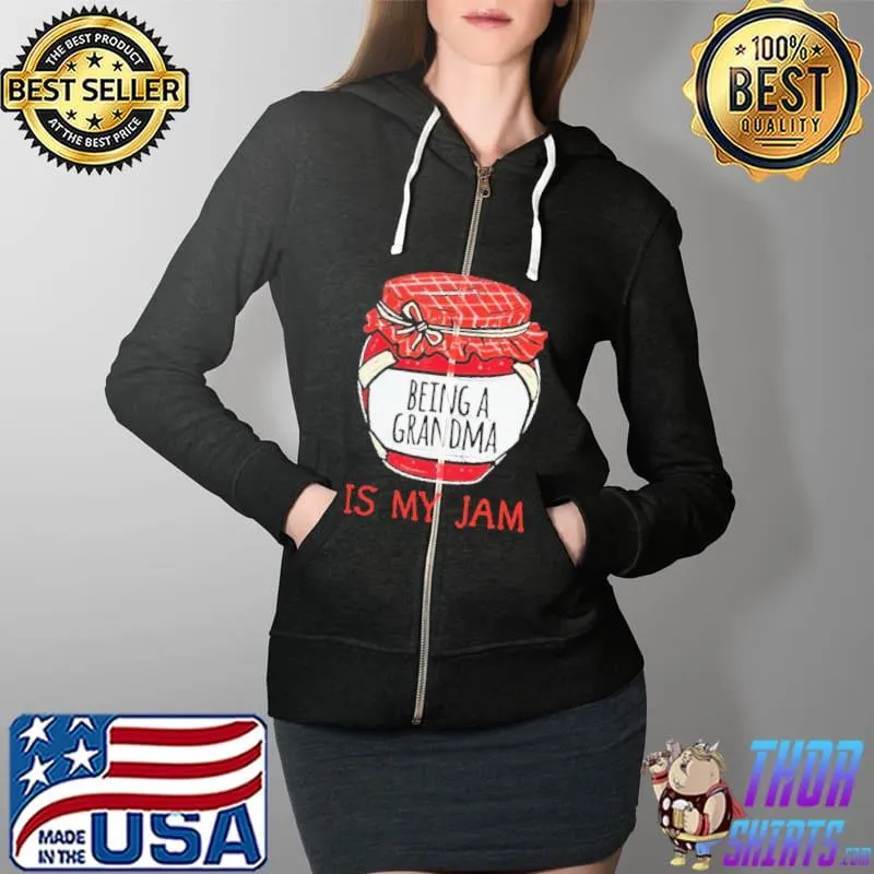 beautiful-grandma-being-a-grandma-meme-quote- Full Zip Hooded