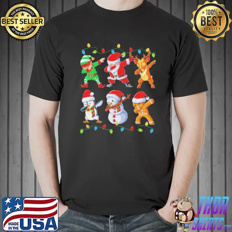 Best Dabbing Santa Elf Friends Christmas Boys Men Funny Xmas Dab Unisex