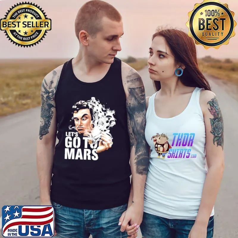 Best Elon Musk Smoking Lets Go To Mars Unisex T-Shirt Tank Top