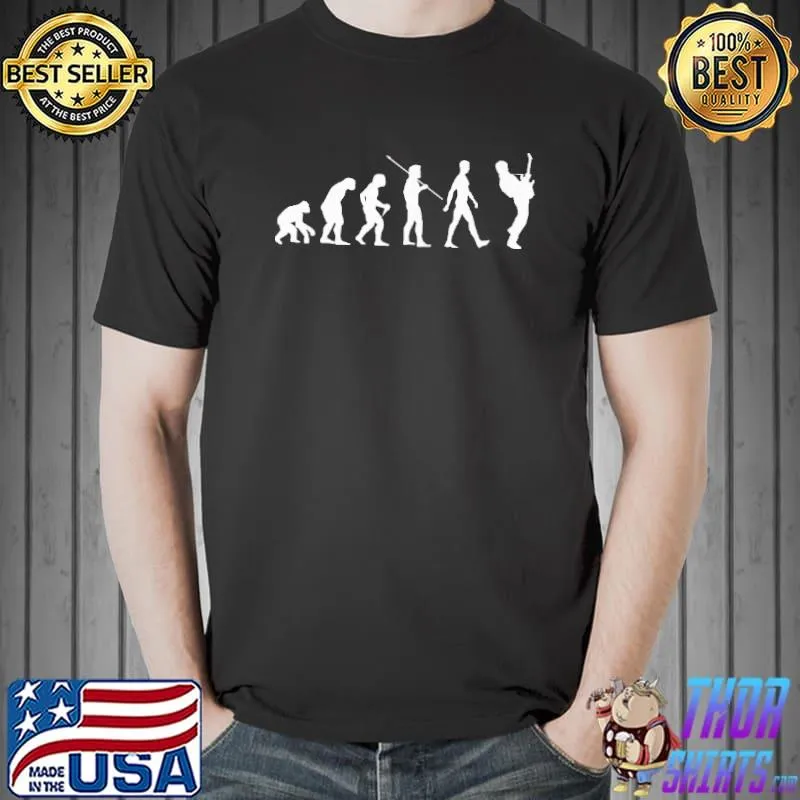 Best Evolution Of A Guitarist Guitar Player Shirt Unisex