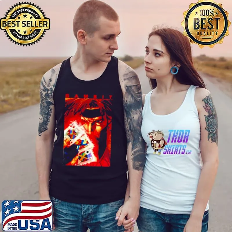 Best Gambit Glowing Cards Graphic Tank Top