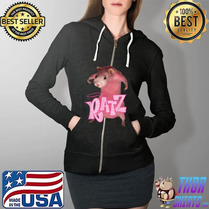 Best RATZ Pink Meme T-Shirt Full Zip Hooded
