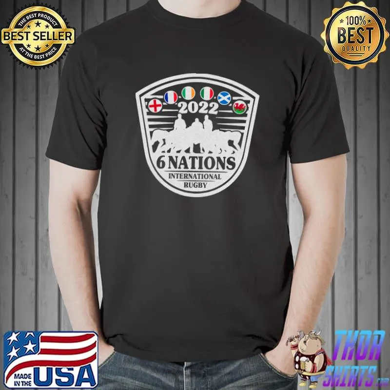 Best Rugby 6 Nations England France Wales Scotland Italy Ireland T-shirt