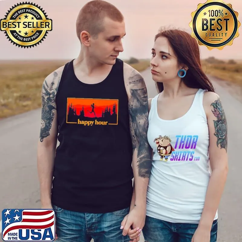 Best Running happy hour Tank Top