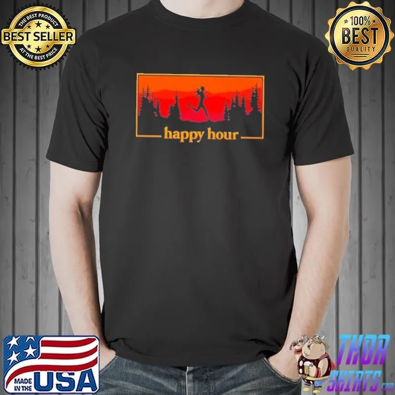 Best Running happy hour shirt