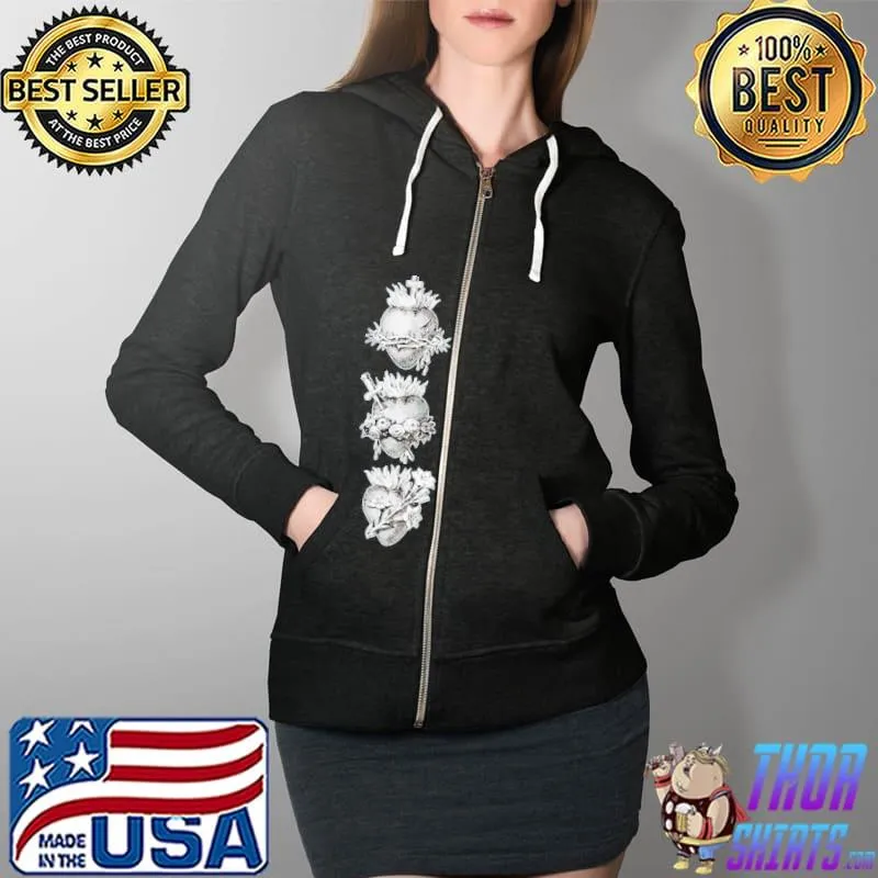 Best Sacred hearts Full Zip Hooded