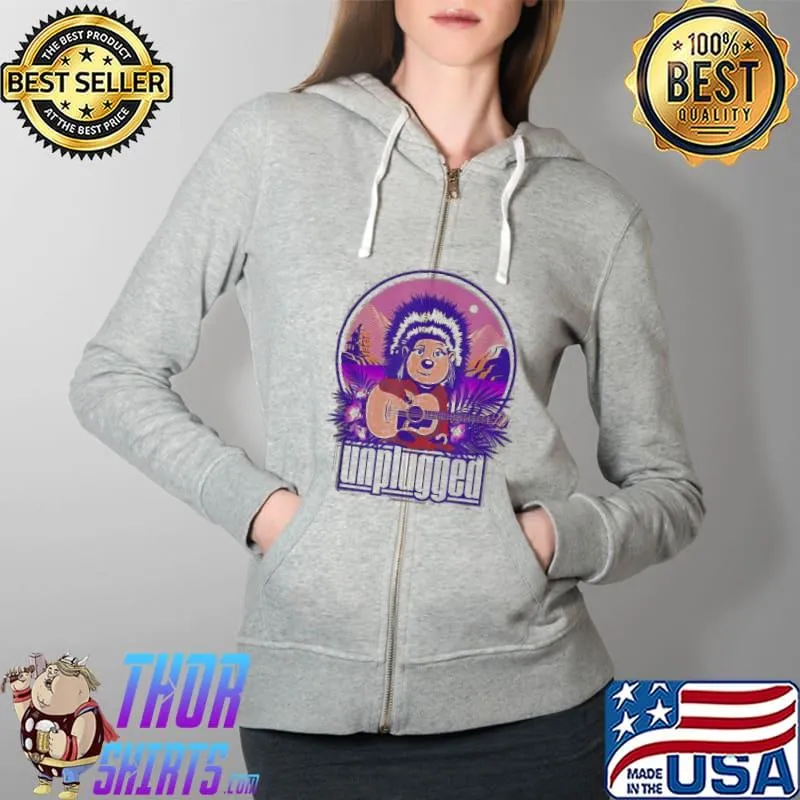 Best Sing 2 Ash Unplugged Retro Poster Shirt Full Zip Hooded
