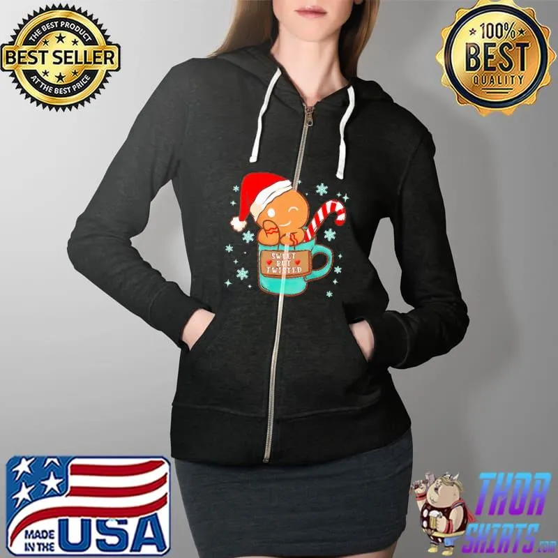Best Sweet But Twisted Chritsmas Shirt Full Zip Hooded