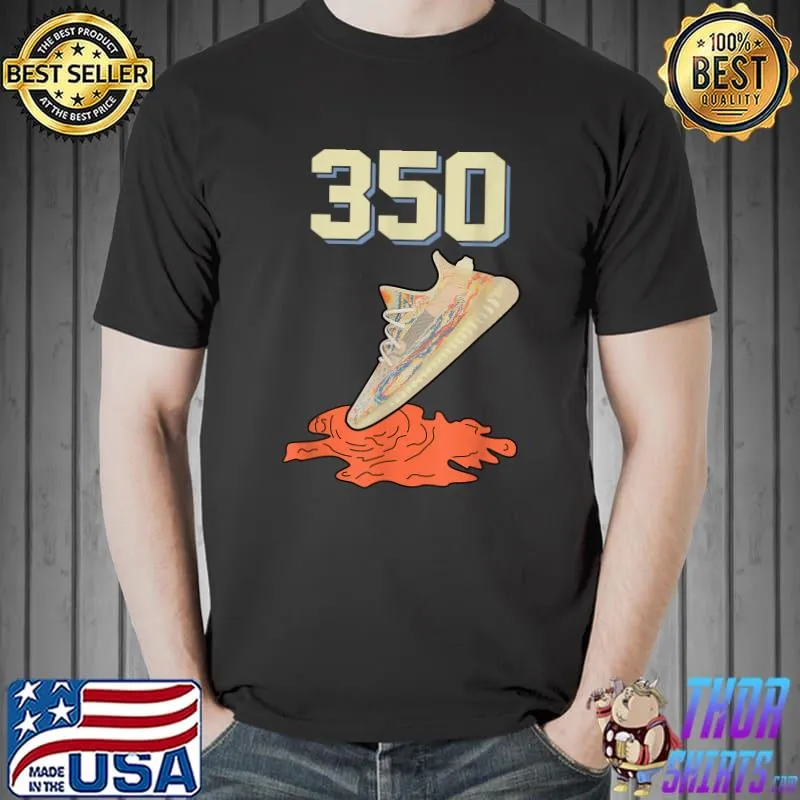 Best Unisex Shoes Dripping Match 350 V2 MX Oat T-Shirt Unisex