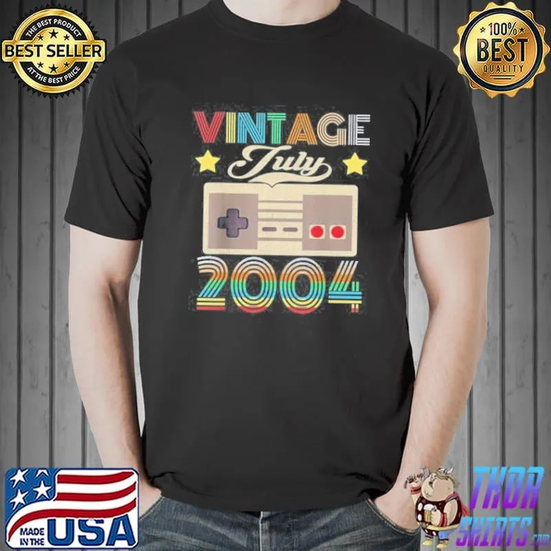 Best Vintage july 2004 17th birthday 17 year old shirt