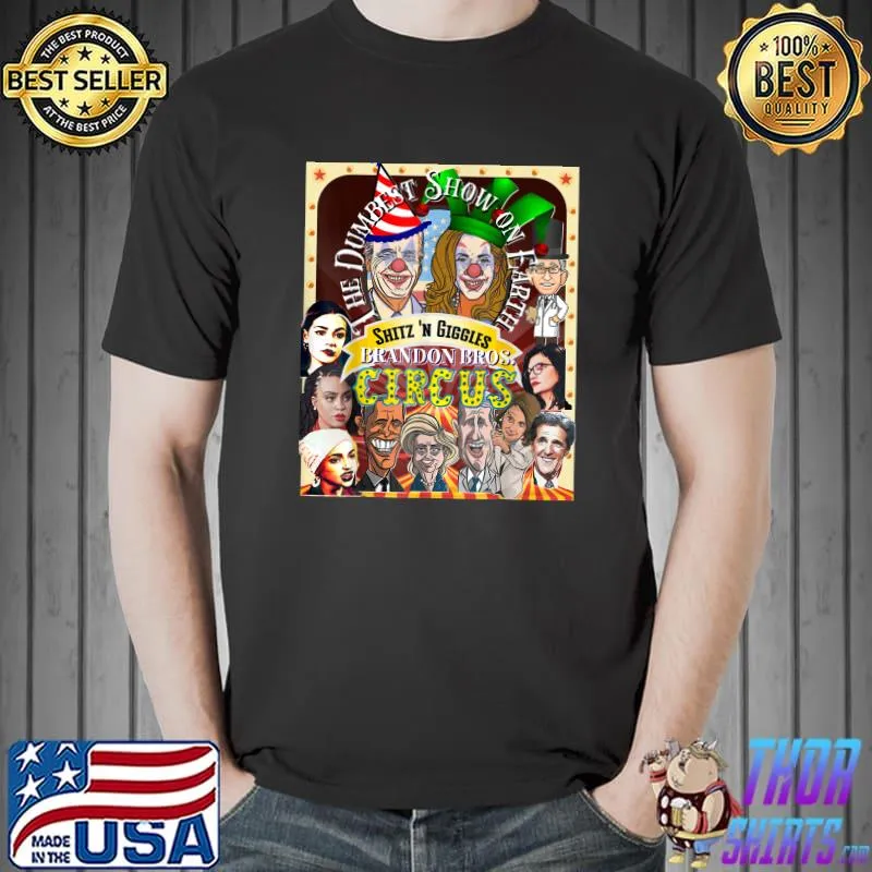 Biden Liberal Democrat Circus Dumbest Obama Pelosi AOC Squad T-Shirt