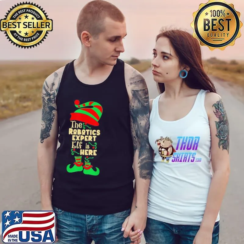 Classic Robotics expert Elf Christmas Matching Family Christmas TShirt Tank Top