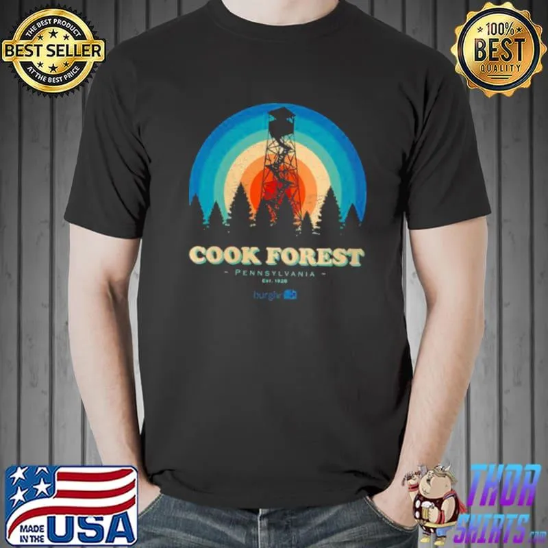Cook Forest Fire Tower Unisex Shirt
