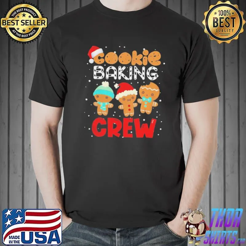 cookie Baking Crew Christmas 2022 Pajama Family Tee Shirt