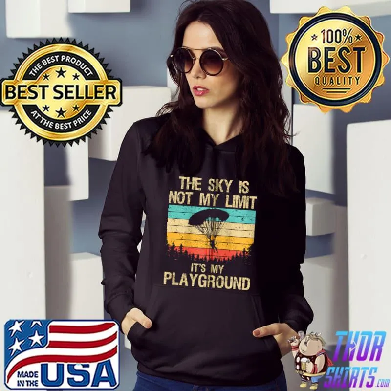 Cool Skydiving Art For Men Women Skydive Parachute Skydiver T-Shirt