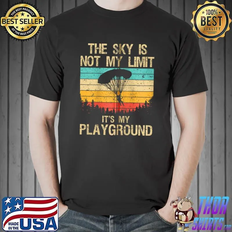 Cool Skydiving Art For Men Women Skydive Parachute Skydiver T-Shirt Unisex